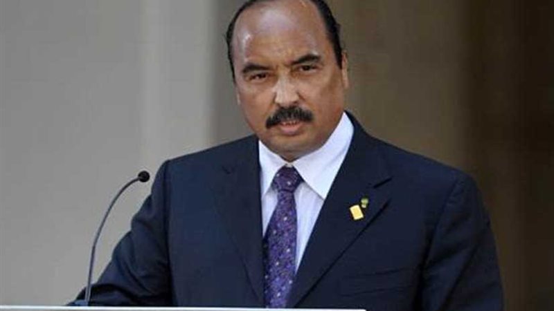 وصول الرئيس الموريتاني