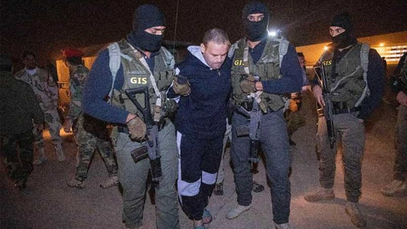 مراحل أستلام الإرهابيين