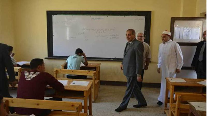 المحرصاوي يتفقد امتحانات