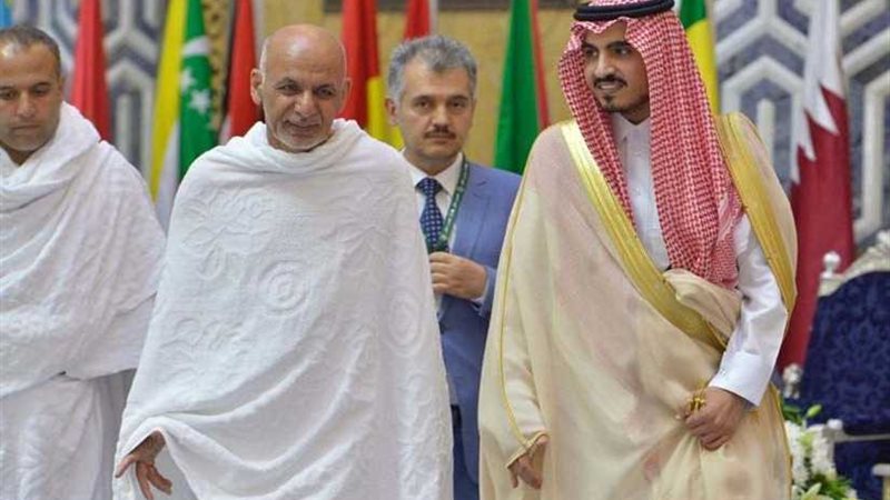 رئيس أفغانستان يصل