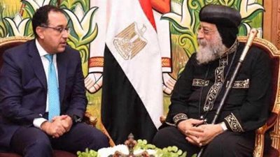 البابا تواضروس يهنيء رئيس الوزراء بعيد الفطر المبارك
