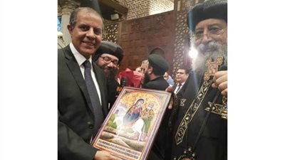 ‪الاحتفال بذكرى دخول العائلة المقدسة لمصر بكنيسة أبي سرجة.. 