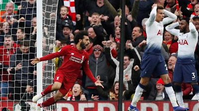 كعبه عالي.. «صلاح» ينقذ فريقه ويسجل دائمًا أمام توتنهام