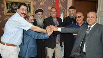 ممثلون عن البابا تواضروس للتهنئة بعيد الفطر