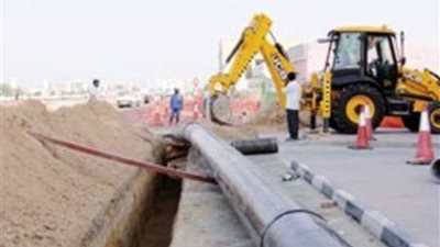 إحلال وتجديد ٦ كيلومترات لخطوط مياه الشرب 