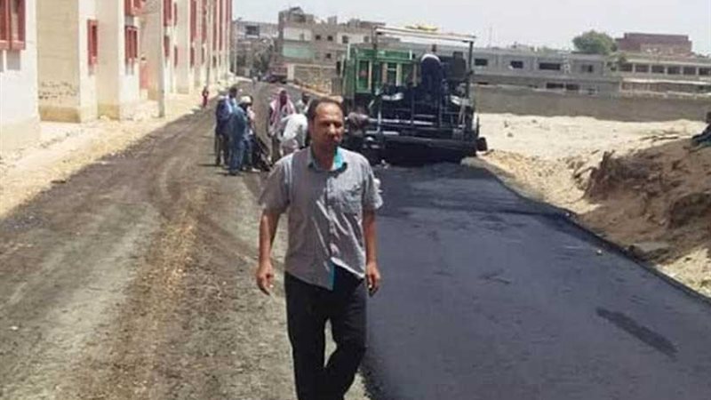 رصف شوارع بإسكندرية