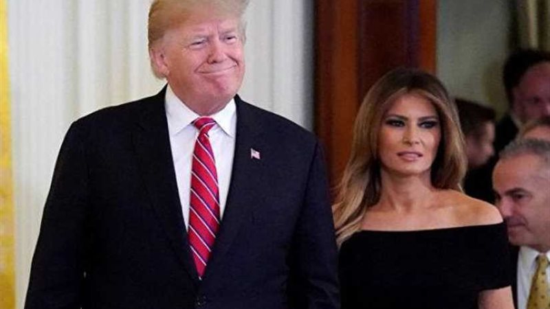 ترامب وزوجته يصلان