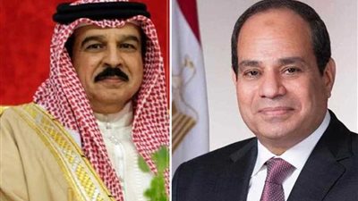 الرئيس السيسي يهنئ ملك البحرين بعيد الفطر المبارك