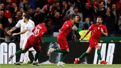 البرتغال يتأهل على حساب سويسرا لنهائي دوري الأمم الأوروبية