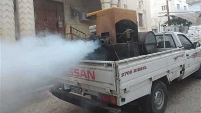 استمرار حملات مكافحة الحشرات والناموس بالبحيرة