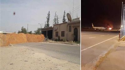 الطيران الليبي يدمر ثاني مقاتلة تركية.. والميليشيات تقيم سواتر رملية في السواني (صور)