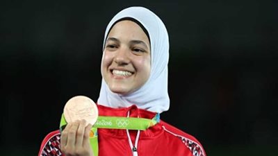 هداية ملاك تتأهل إلى ربع النهائي ببطولة الجائزة الكبري للتايكوندو بروما