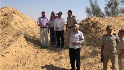 إزالة 368 مقبرة فارغة بحملة مكبرة في الخانكة