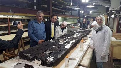 رئيس الجايكا يزور مشروع مركب خوفو الثانية