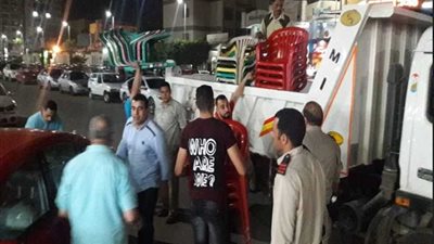 رفع وإزالة 410 تعديات في حملة مكبرة بدمنهور