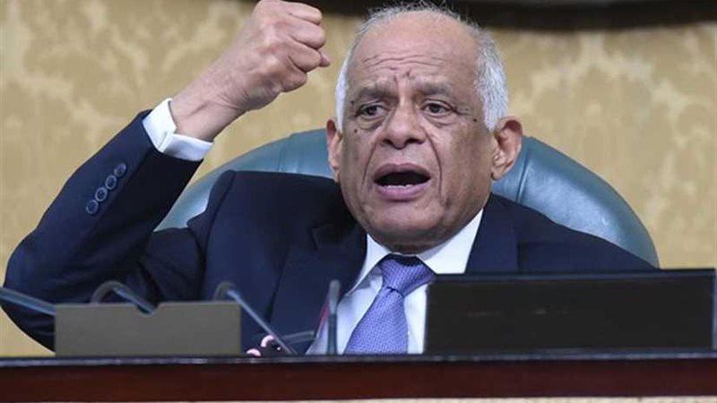 عبد العال يستهل الجلسة