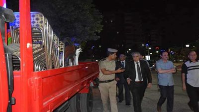 محافظ المنيا يقود حملة لإزالة ورفع إشغالات الشوارع