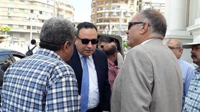 محافظ الإسكندرية يتفقد الاستاد الرياضي