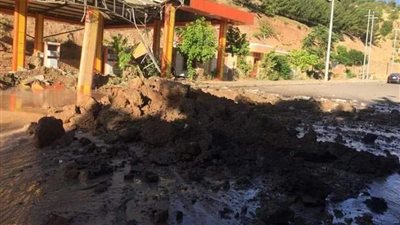 شاهد.. تركيا تقصف محطة وقود شمالي العراق