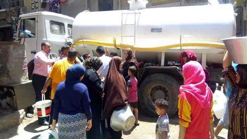 قطع المياه عن ملوي