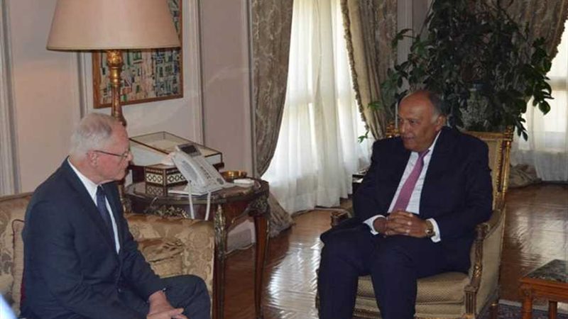 وزير الخارجية يستقبل