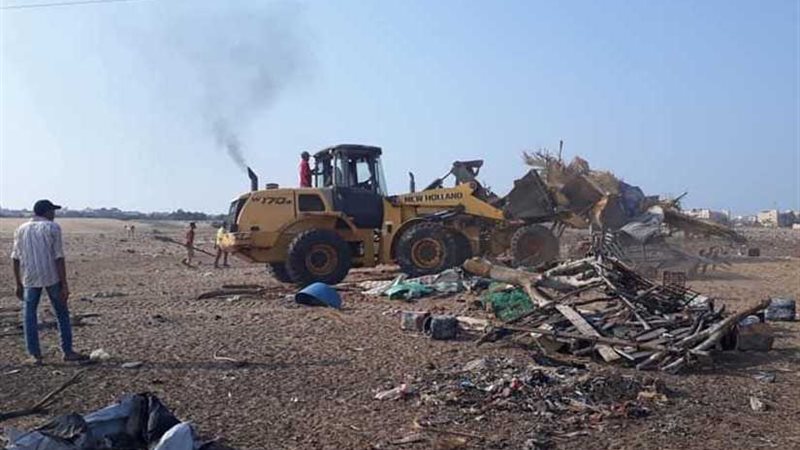 إزالة 40 عشة للعرب