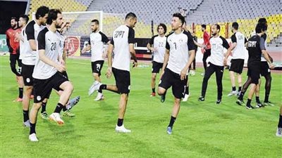 المنتخب الوطني يختتم معسكره بمدينة برج العرب بالإسكندرية