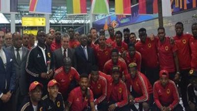 منتخب أنجولا يصل إلى القاهرة استعدادا لخوض منافسات أمم أفريقيا