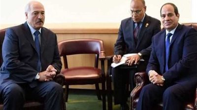 الرئيس السيسي يستقبل رئيس وزراء بيلاروسيا بمقر إقامته بمينسك
