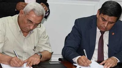 معالجة الصرف الصحي ببياض العرب في بني سويف