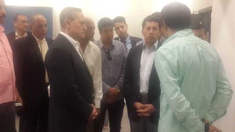 صبحي يتفقد استاد