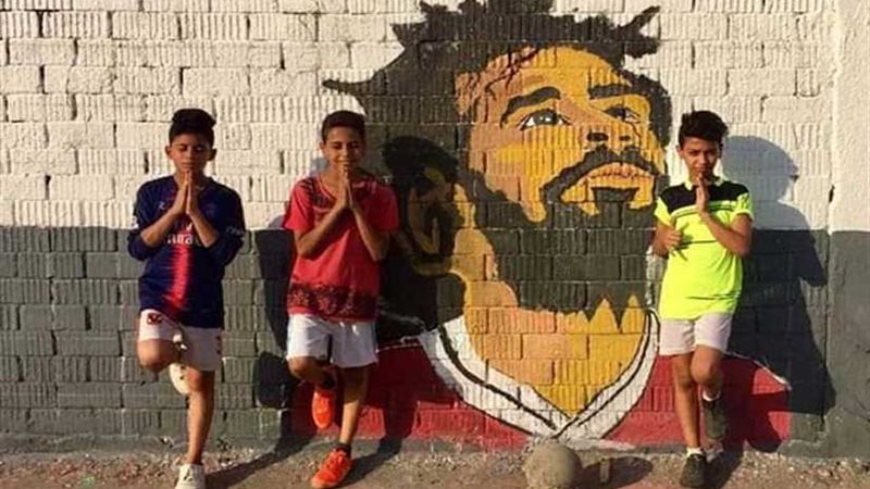 جرافيتي لـمحمد صلاح