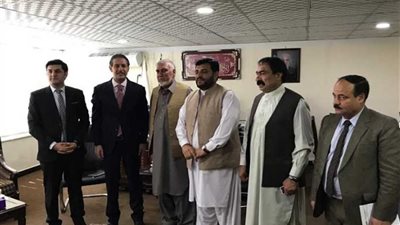 السفير المصري يبحث زيادة التبادل التجاري مع الغرفة الأفغانية
