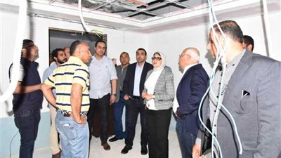 وزيرة الصحة تتفقد مستشفى بورفؤاد العام وتشيد بمعدلات الإنجاز