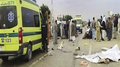 إصابة سائقين في حادث انقلاب سيارة ملاكي على الطريق الزراعى ببني سويف