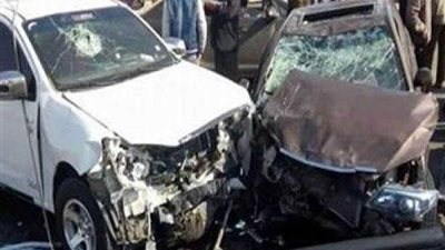 إصابة 5 في حادث تصادم بكوبري عرابي بشبرا الخيمة