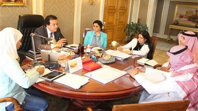 وزير التعليم العالي يلتقي وفد الصندوق السعودي للتنمية