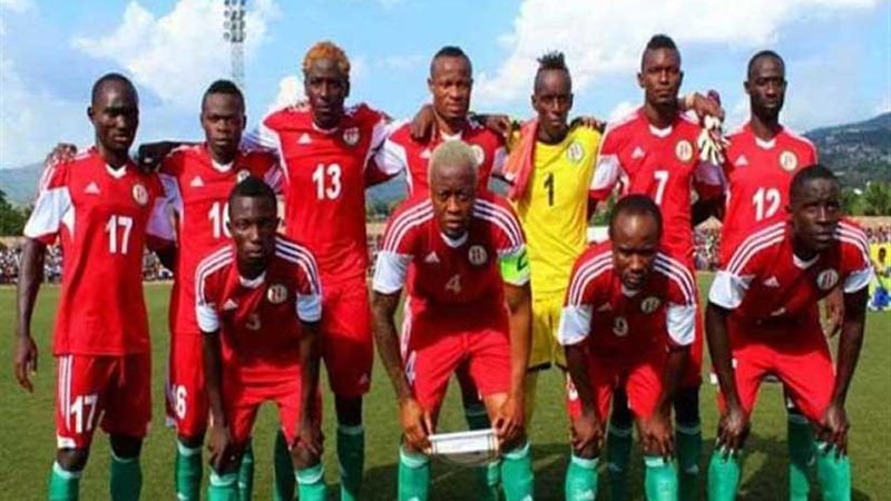 منتخب بوروندي يؤدي