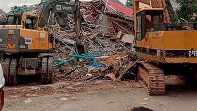 ارتفاع ضحايا انهيار مبنى تحت الإنشاء في كمبوديا إلى 28 قتيلا ومصابا