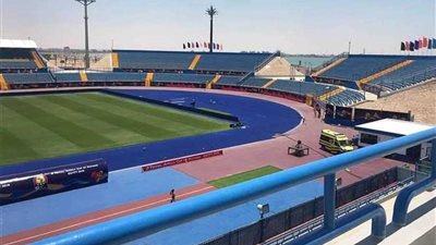 بالصور.. استاد السويس جاهز لاستقبال المجموعة الخامسة بأمم إفريقيا