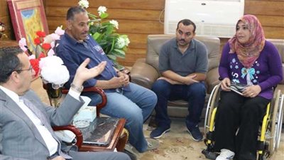 محافظ شمال سيناء يستقبل اللاعبة المشاركة في بطولتي مصر الدولية والإفريقية لتنس الطاولة