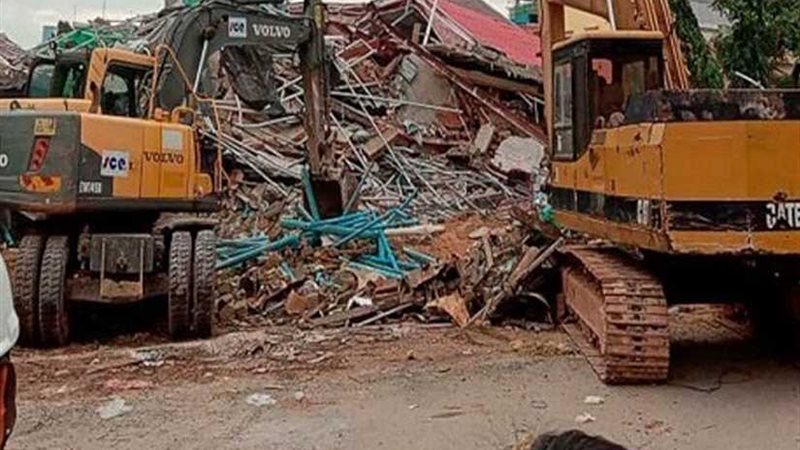 ارتفاع ضحايا انهيار