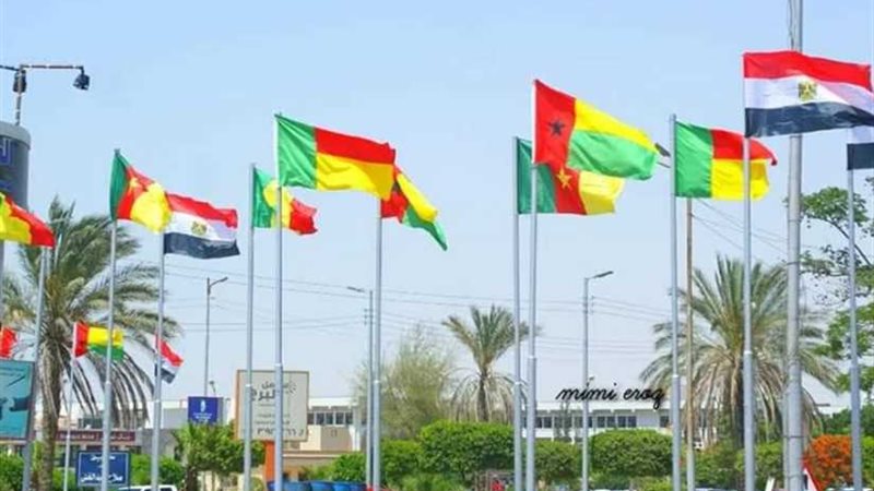 أعلام البطولة تزين