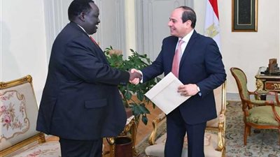 الرئيس السيسي: حريصون على استمرار تقديم مختلف صور الدعم لجنوب السودان