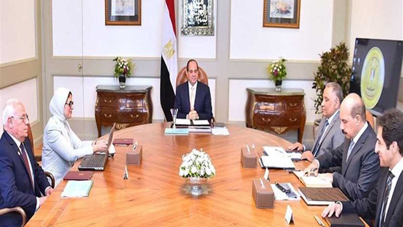 الرئيس السيسي يتابع