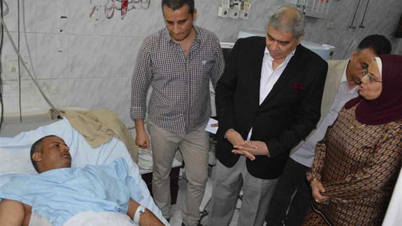 محافظ المنيا يطمئن