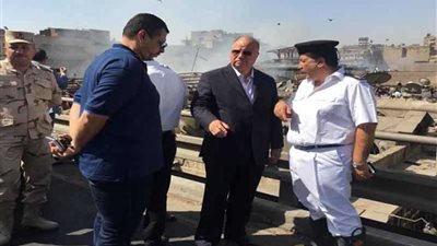 لا إصابات بحريق سوق الخضار بالعتبة 