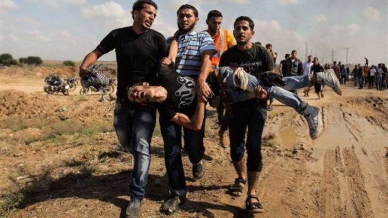 إصابة شابين فلسطينيين