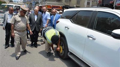 ضبط 7 آلاف حالة إشغال طريق خلال حملة بقيادة محافظ الدقهلية