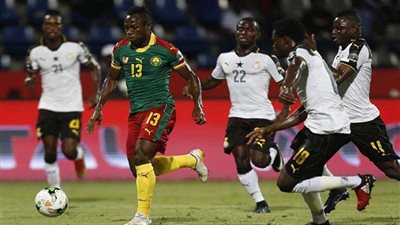 15 دقيقة.. غانا والكاميرون 